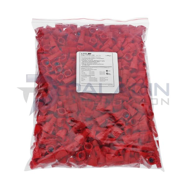 Winged Wire Connector Nut UL Listed - Red P13 (500 Pieces)