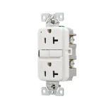 Eaton TRGF20W - Slim GFCI Receptacle Outlet Tamper Resistant - White - 20A TR - Image 3
