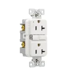 Eaton TRGF20W - Slim GFCI Receptacle Outlet Tamper Resistant - White - 20A TR